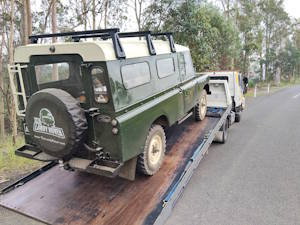 Landy Breakdown on recovery truck