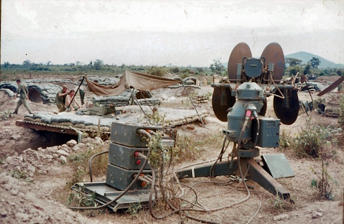 Vietnam War AN/KPQ-1 Radar used to track incoming mortar fire