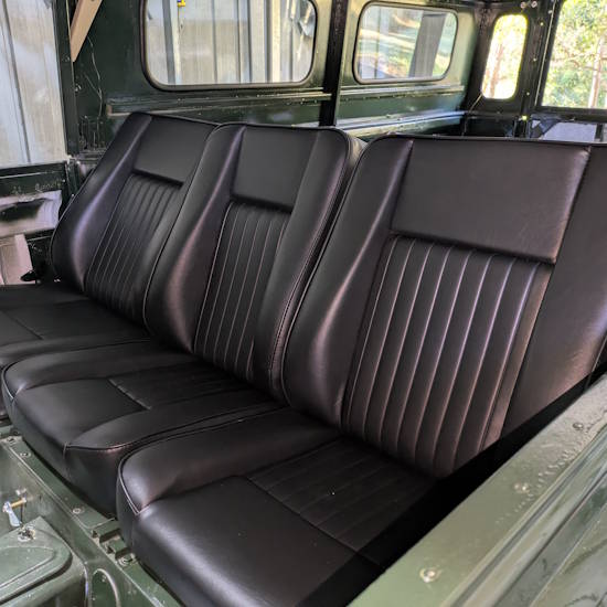 Installing BritPart Deluxe seats in a Series Land Rover