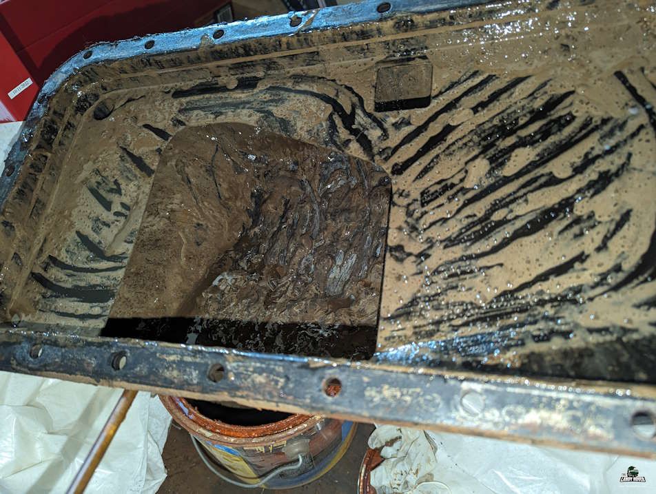 Sludge cleaning operation step framework container