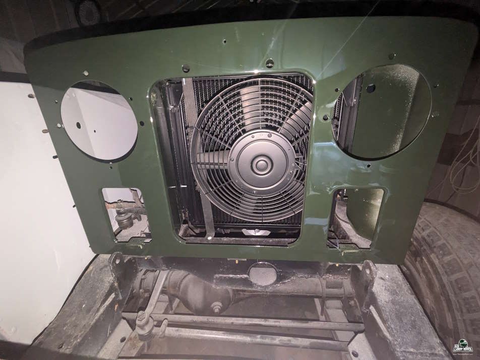 Corroded brass radiator testing step visualization track