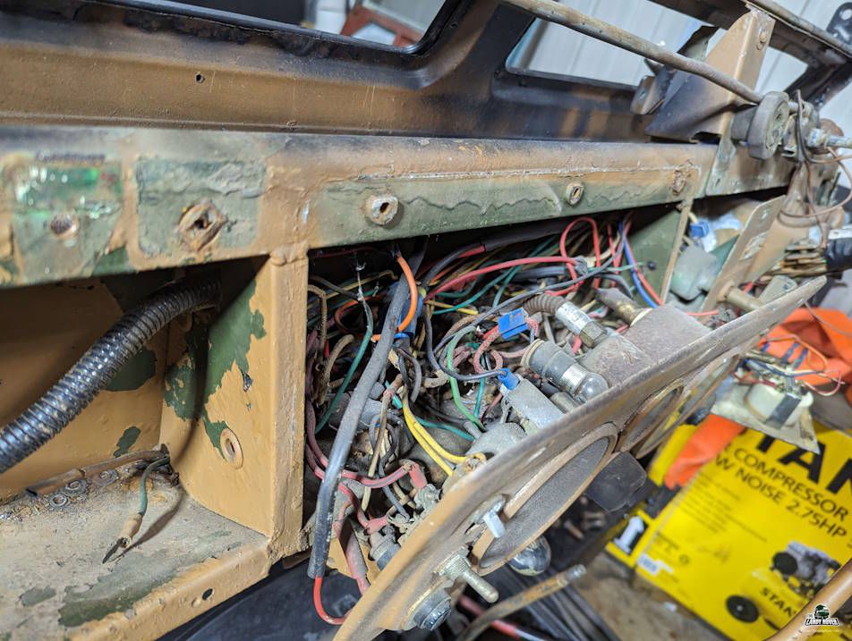 Dashboard wiring spaghetti mess access block details