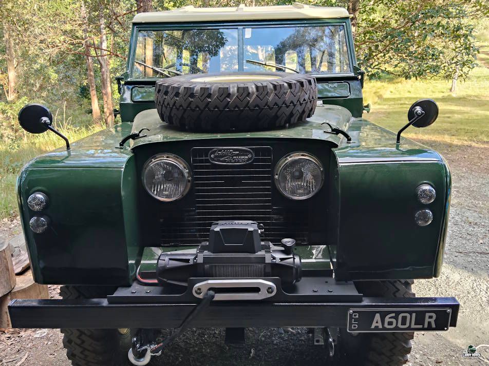 Front bumper winch assembly install checkpoint layout grid line